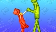 Ragdolls interacting in the Melon Sandbox Online playground