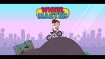Wheel Master gameplay showing a rolling object navigating a puzzle