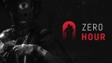 A tactical operator aiming down sights inside a dark urban corridor
