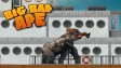 A massive, angry gorilla smashing cars and buildings in Big Bad Ape