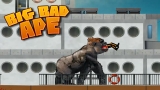 A massive, angry gorilla smashing cars and buildings in Big Bad Ape