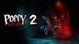 Mommy Long Legs looming over the dark Game Station terminal in Poppy Playtime Chapter 2