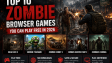 Top 10 zombie browser games you can play free in 2026 featuring Dead Zed 2, Zombie Tsunami, Zombie Derby 2, Zombies Shooter: Part 2, and Zombies Coming on Bloody.Games.