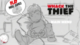 A young gamer standing off against an intruding burglar in Whack the Thief
